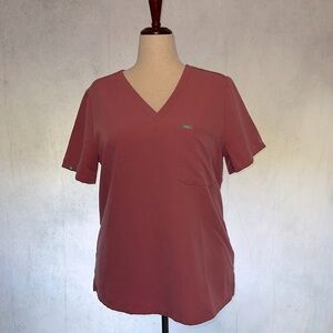 FIGS women XL Catarina scrub top Limited Edition Quartz Breast Care Awareness
